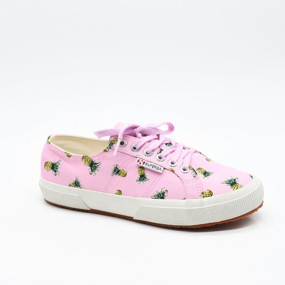 NWT Superga Pineapple Pink Sneakers 8.5 - Picture 2 of 6